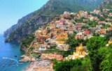 View of Positano - Click to go to the town View of Positano - Click to go to the town
