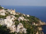 View of Praiano town - Click to go to the town View of Praiano town - Click to go to the town
